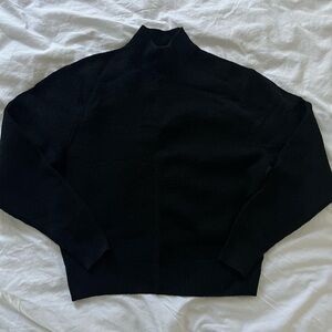GAP Funnel Neck Black Sweater